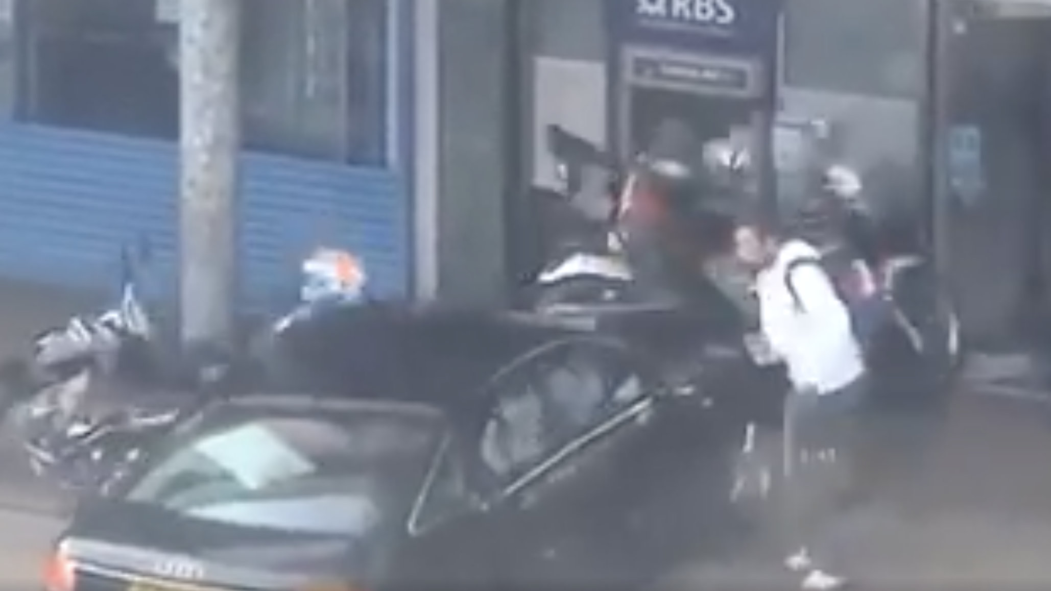 Motorcycle Riding Bank Robbers Heist Goes Horribly Wrong